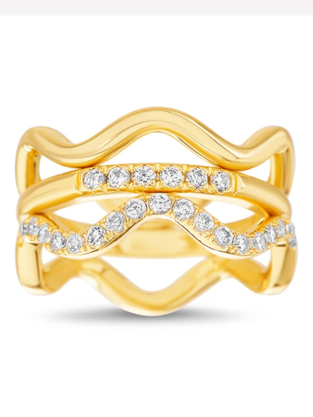 Aquamir The Wave Ring Trio